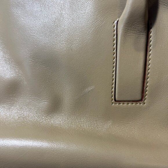 Authentic Womens Prada Enamel Brown Leather Designer Satchel Shoulder Ha… - Picture 16 of 16